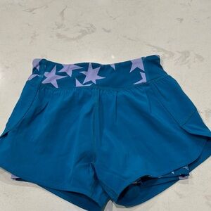 Blue Star Pattern girls Shorts